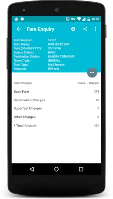 PNR & Rail Info android App screenshot 1