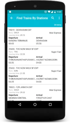 PNR & Rail Info android App screenshot 3